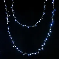 Гирлянда Роса Лапки, светлая леска, холодно-белый свет, 30м, мерцание цены в Воронеже