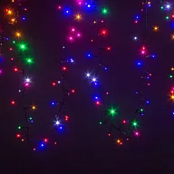 Электрогирлянда Нить Ежик, 10м, черный провод, цветной свет цены в Воронеже