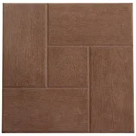 Плитка тротуарная "4 доски", 300х300мм, коричневая цены в Воронеже