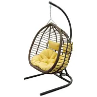 Кресло подвесное Ортис D50-MT002, двойное, коричневое цены в Воронеже