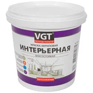 Краска водно-дисперсионная VGT АК-2180, акриловая, 1.5кг цены в Воронеже
