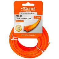 Леска для триммера Sturm!, звезда, 3.0мм, 15м цены в Воронеже