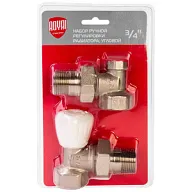 Набор ручной ругелировки радиатора Royal Thermo, угловой, 3/4" цены в Воронеже