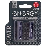 Батарейка алкалиновая Energy Power LR03, ААА, 2шт/уп. цены в Воронеже