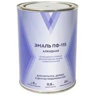 Эмаль ПФ-115 "V", алкидная, голубой, 0.8кг цены в Воронеже