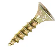 Шуруп универсальный, 3.5 х 16, желтый, 100 шт/упак цены в Воронеже