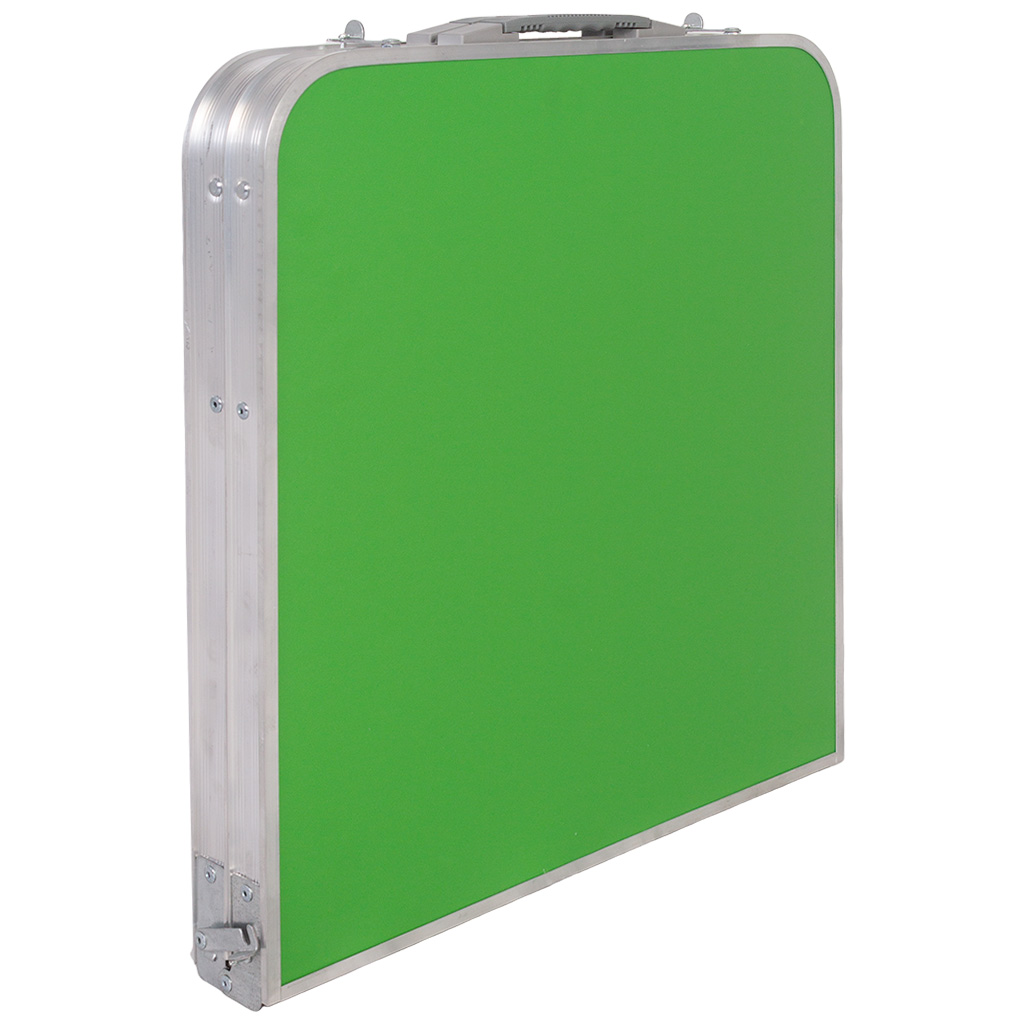 Набор мебели Nika, стол + 4 стула, зеленый с принтом