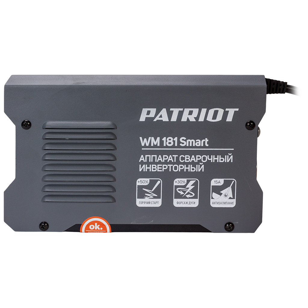 Сварочный полуавтомат Patriot WM 181Smart, инверторный