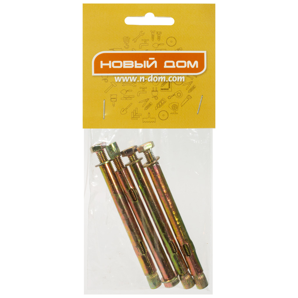 Анкер болт  8 х 85, 4шт/упак