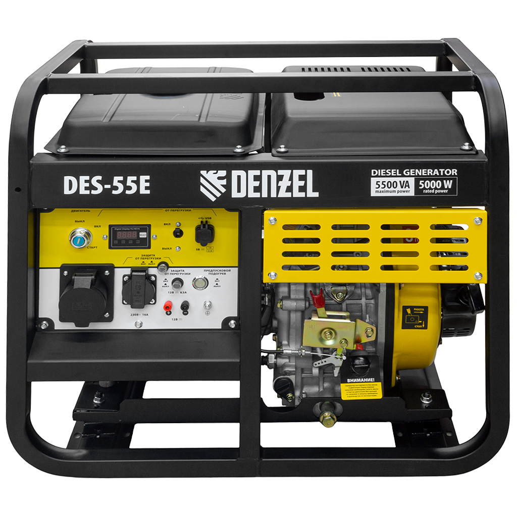 Генератор дизельный Denzel DES-55E
