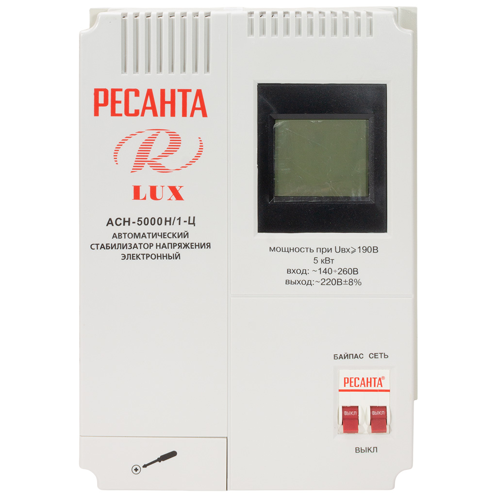 Стабилизатор напряжения Ресанта Lux АСН-5000Н/1-Ц