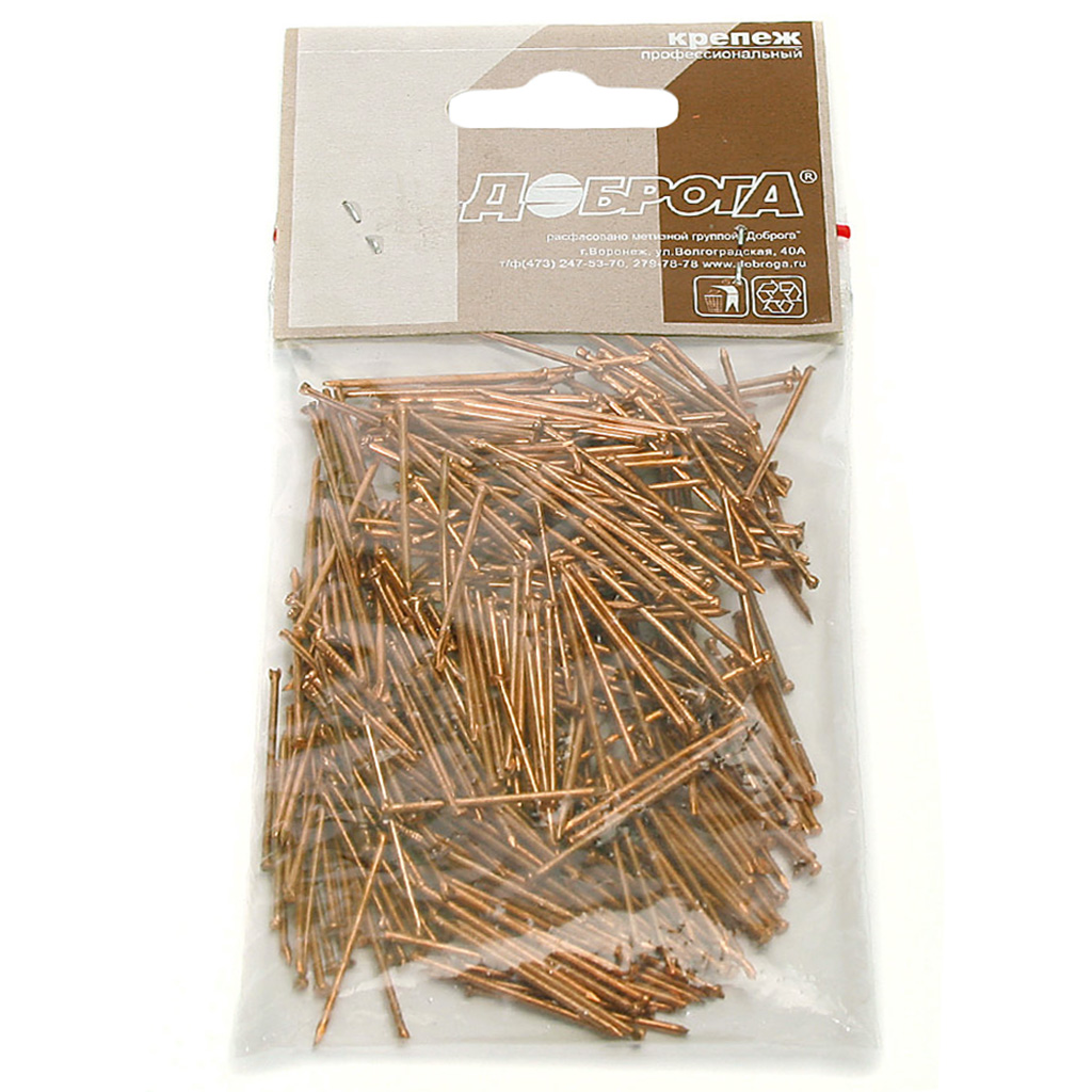 Гвоздь финишный  30 х 1.2мм, медь, 0.1кг