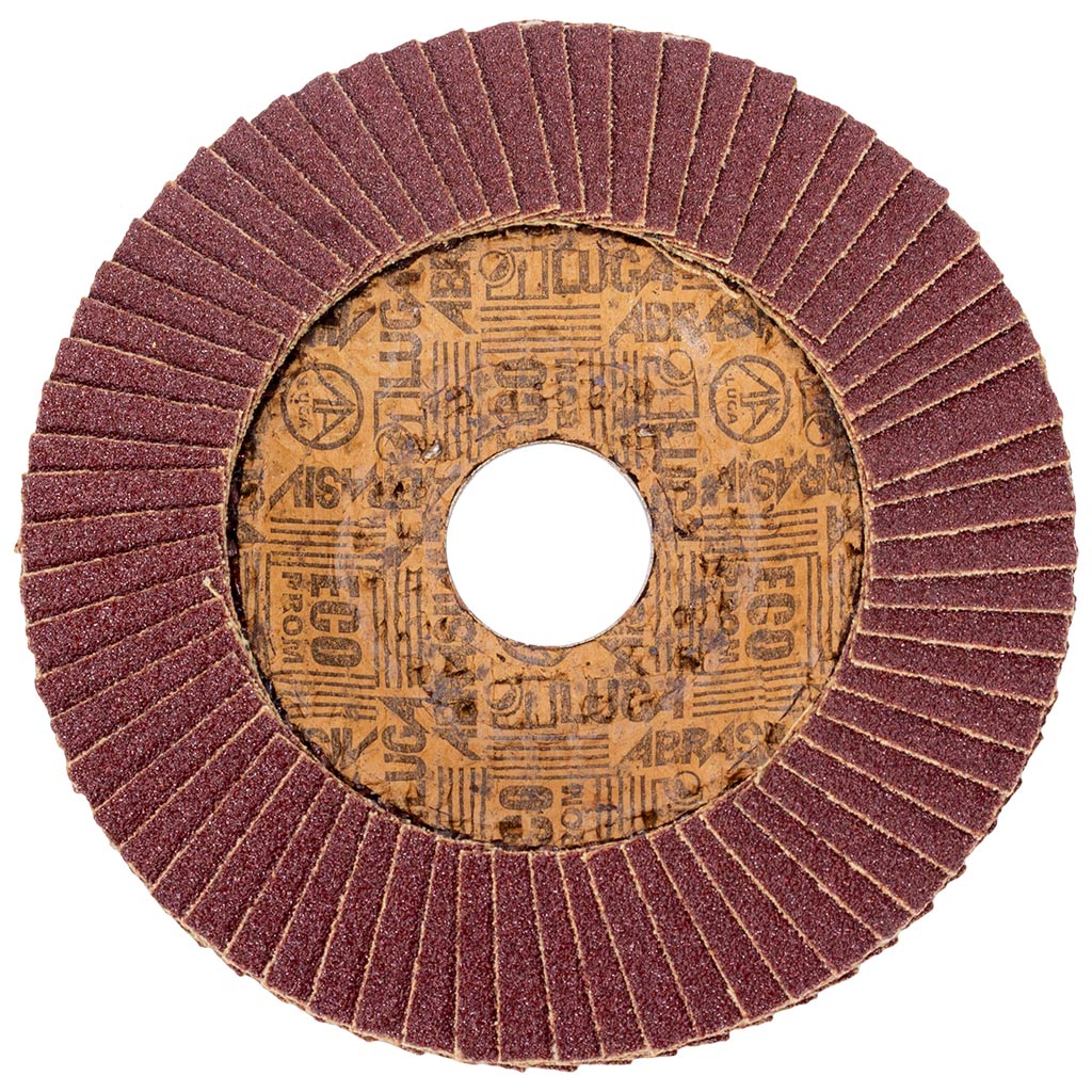 Круг шлифовальный лепестковый Луга, 115х22.2мм, Р80, торцевой