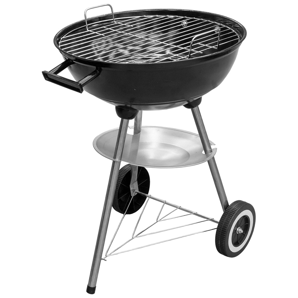 Жаровня Boyscout, круглая с крышкой, на колесах 43см