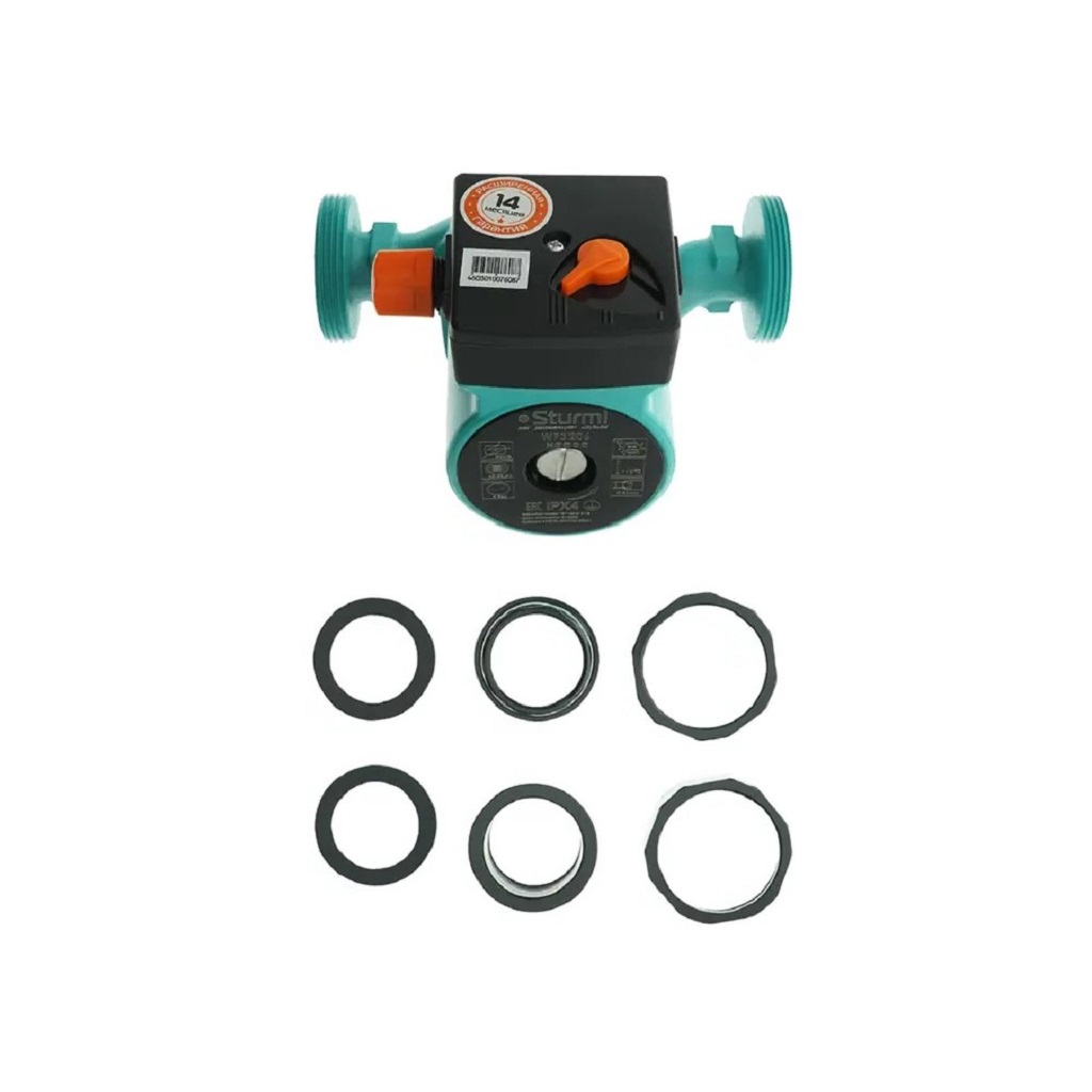 Насос циркуляционный Sturm! WP3206, 180мм с гайками