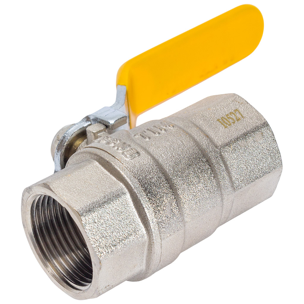 Кран газовый TIM, шаровый, 3/4'' г-г, рычаг