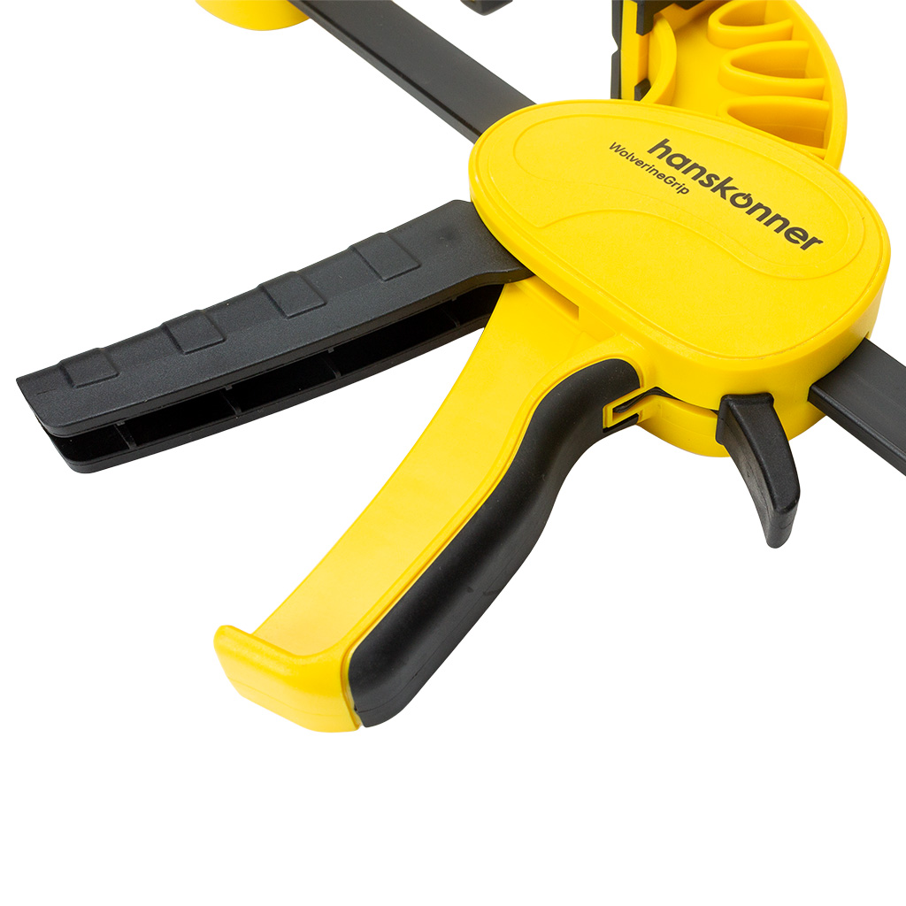 Струбцина пистолетная Hanskonner, нейлоновая, 300мм