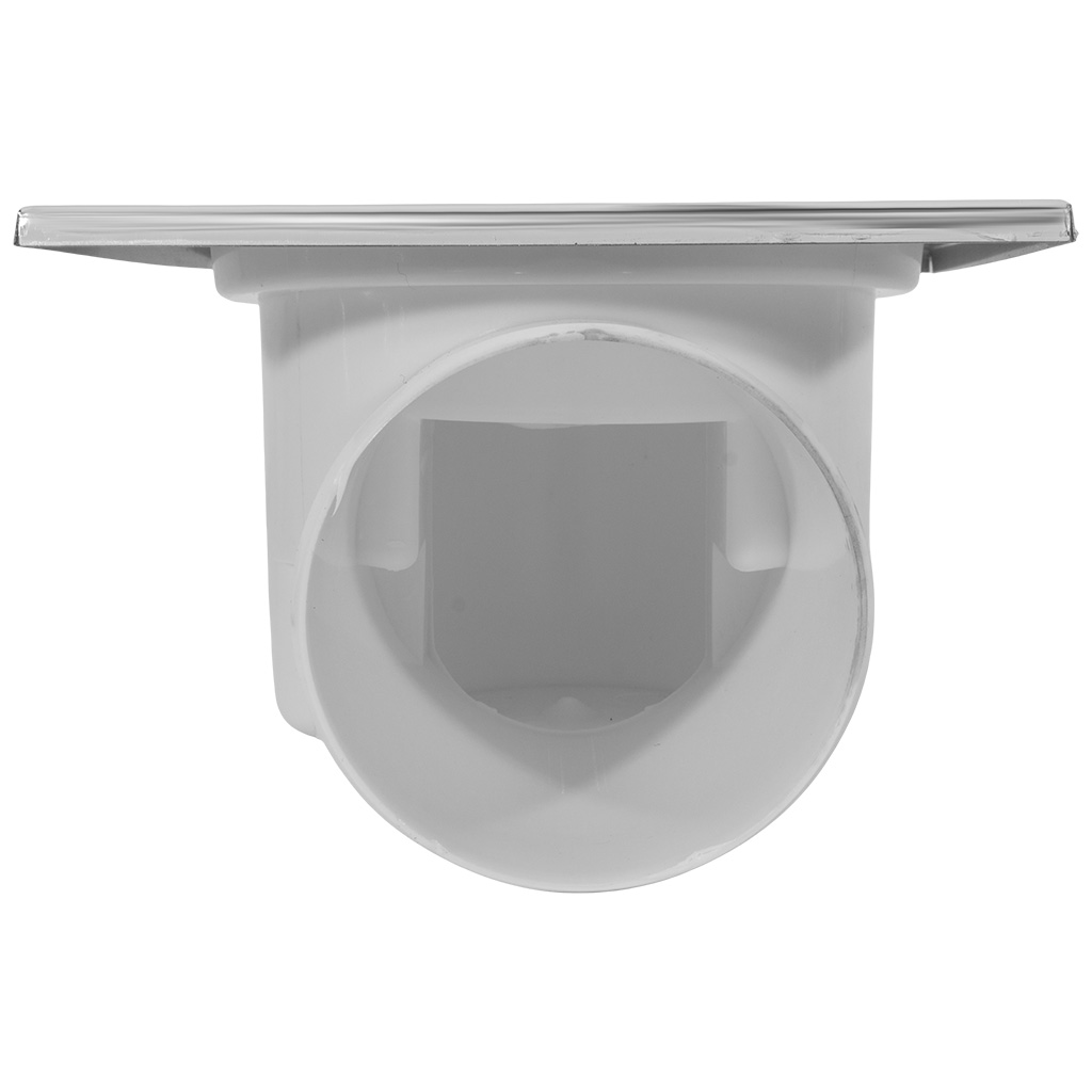 Трап Aquant, горизонтальный выпуск, для внутренней канализации D75мм, 150х150мм