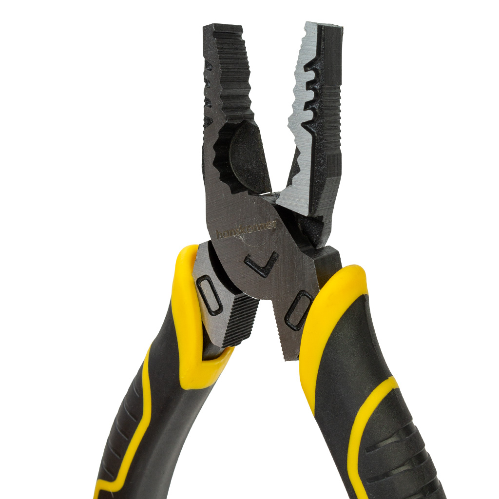 Пассатижи Hanskonner, эксцентриковый шарнир, +30% к силе реза, 175мм