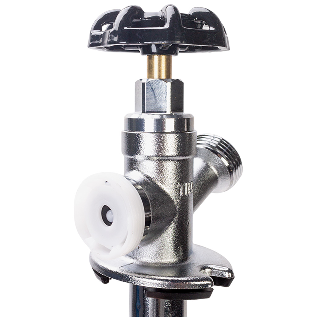 Кран незамерзающий для стен TIM, уличный, 450мм