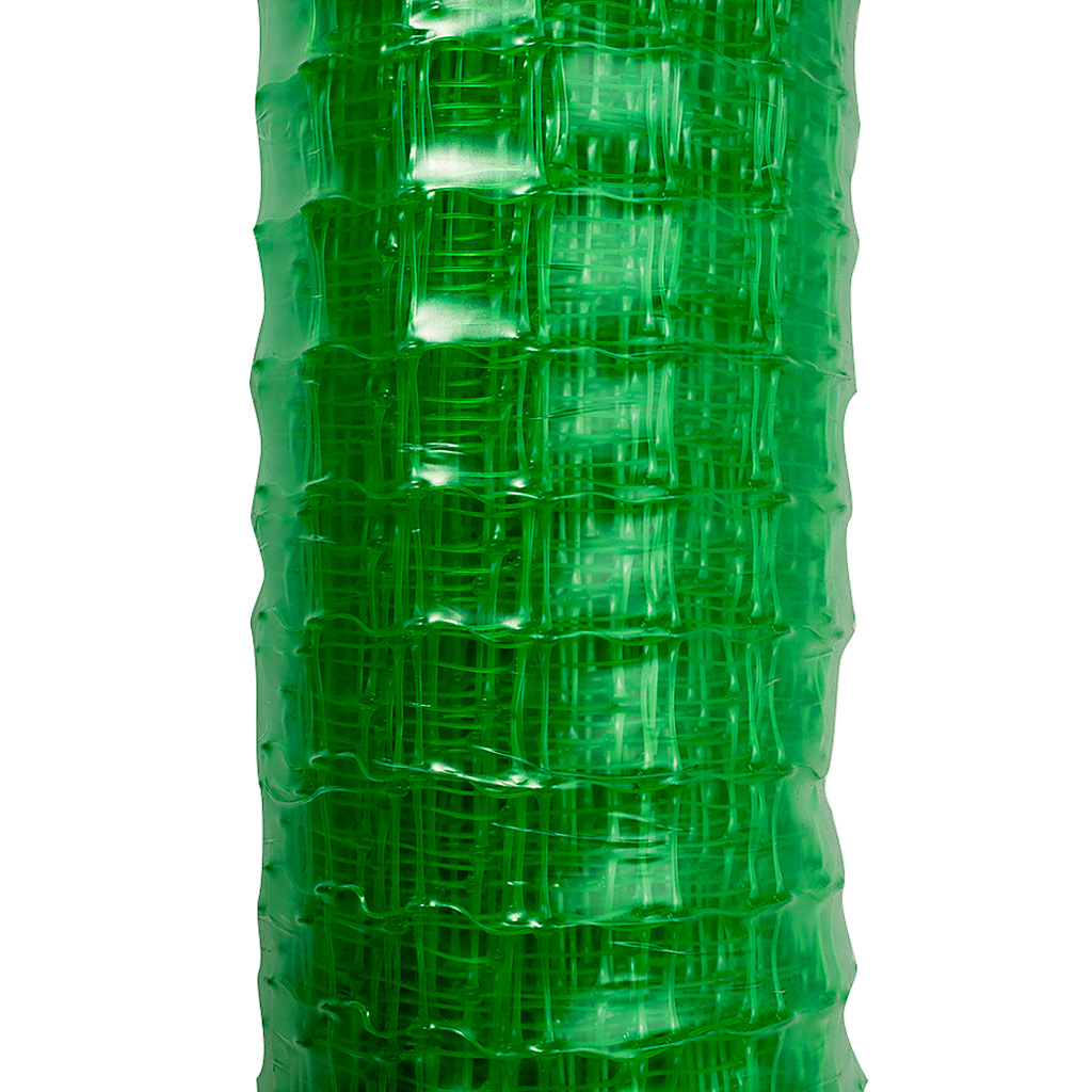 Сетка ПВХ, 13х15мм, h=1м, зеленая, (рулон 10м) фото №1