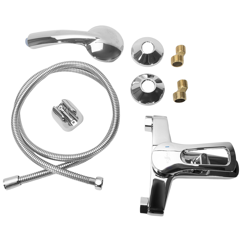 Смеситель Rossinka T40-31, для ванны, хром