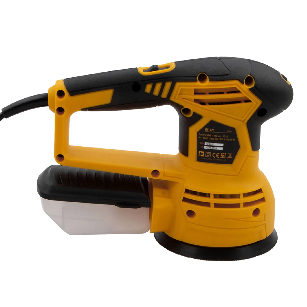 Шлифмашина эксцентриковая Denzel OS-125, 450Вт