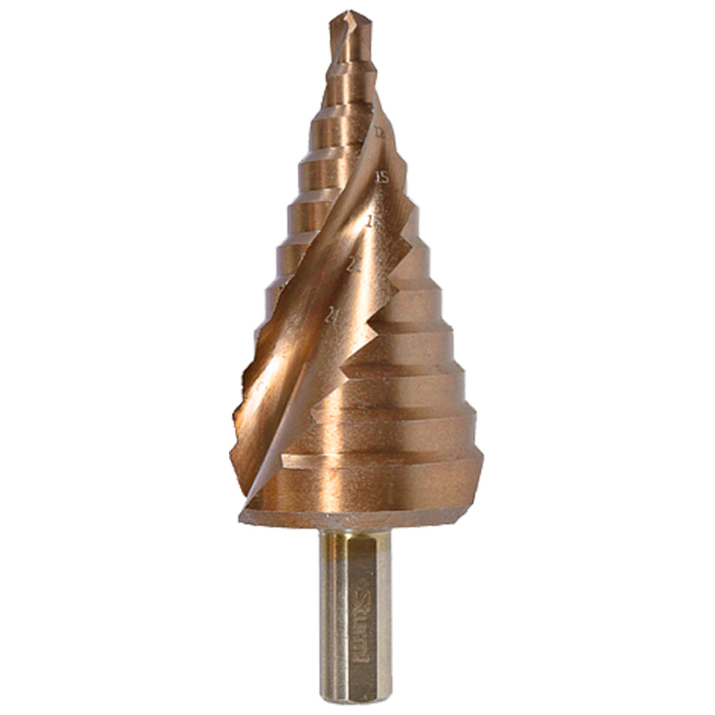 Сверло ступенчатое Sturm! P6M5+Cobalt, по металлу, 6-36мм