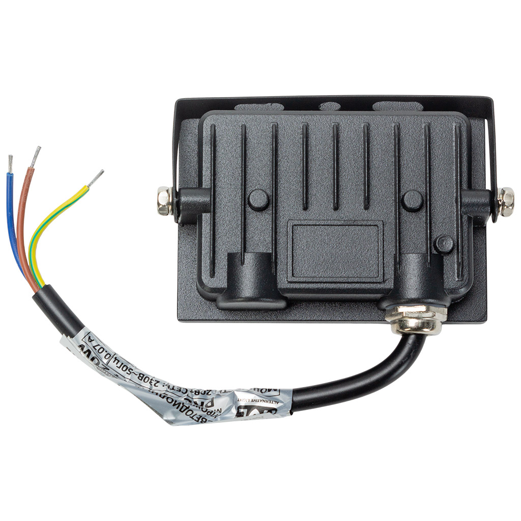 Прожектор светодиодный AVL, 20Вт, 6500K, IP65, черный