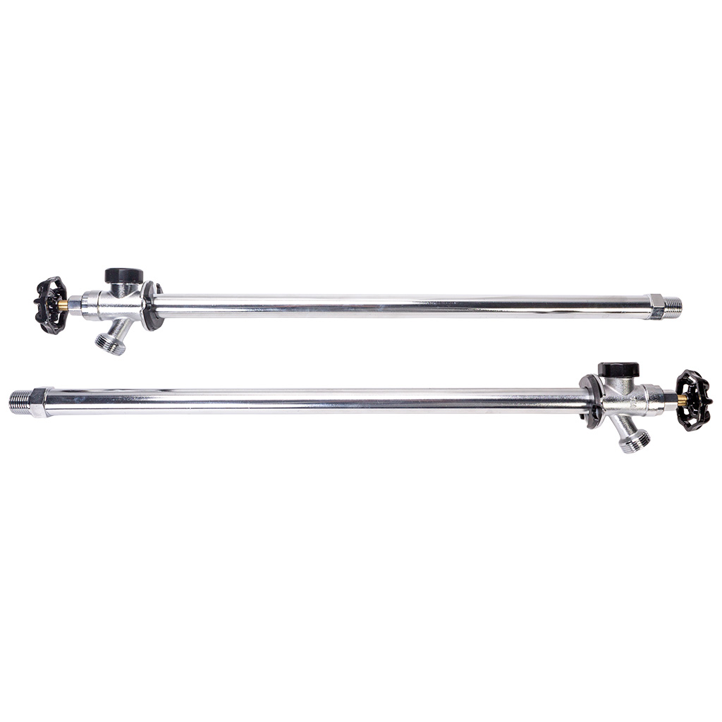 Кран незамерзающий для стен TIM, уличный, 450мм