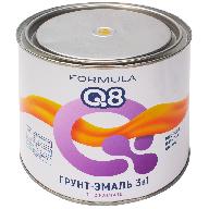 Грунт-эмаль по ржавчине 3в1, FORMULA Q8, желтая, 1.9л цены в Воронеже