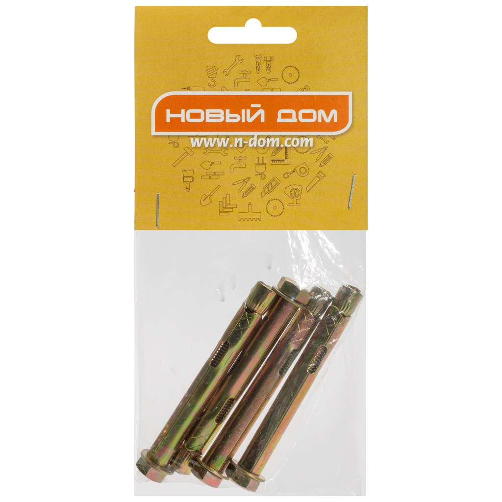 Анкер болт 10 х 85, 4шт/упак