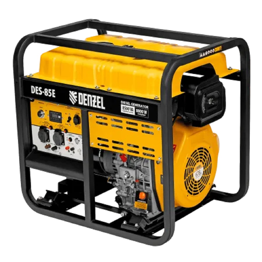 Генератор дизельный Denzel DES-85E, 8.5кВт, 16л, электростартер