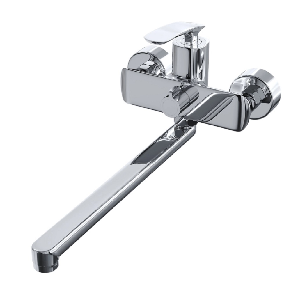 Смеситель Mixline Elegant ML21-02, для ванны, хром