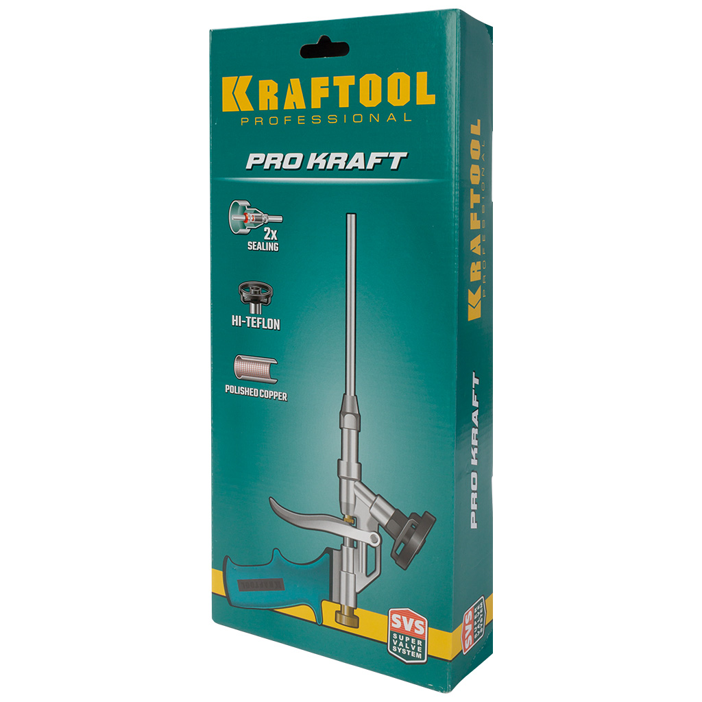 Пистолет для монтажной пены Kraftool ProKraft, тефлон