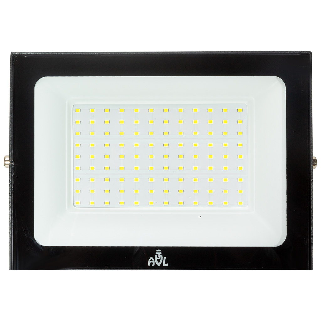 Прожектор светодиодный AVL, 100Вт, 6500К, IP65, черный