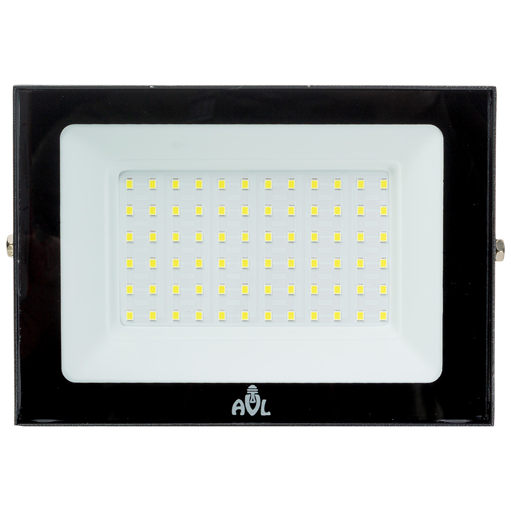 Прожектор светодиодный AVL, 70Вт, 6500K, IP65, черный