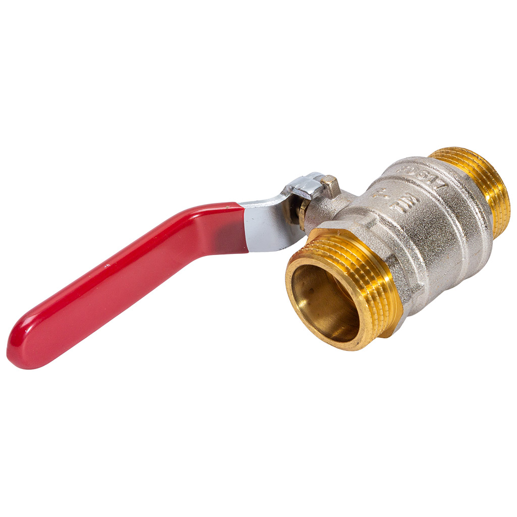 Кран шаровый для воды TIM, 1" ш-ш, рычаг