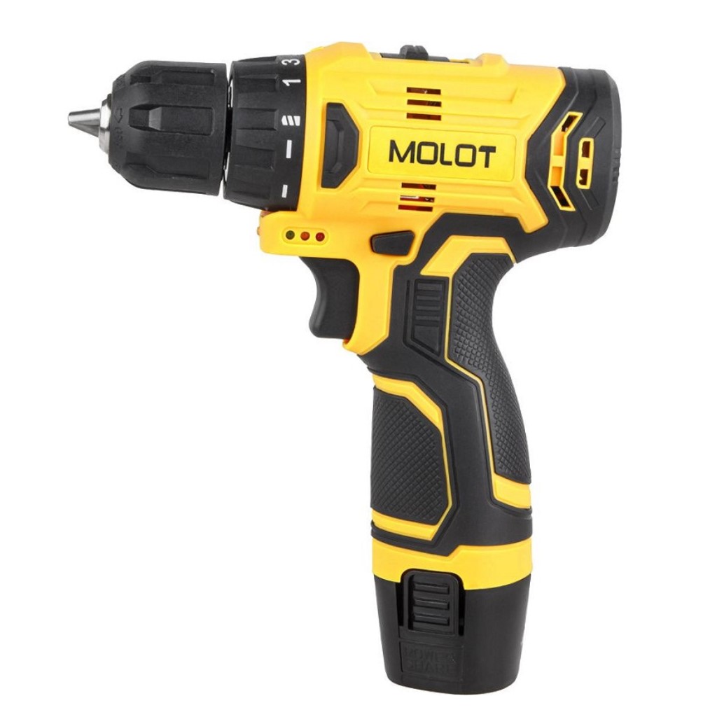 Дрель-шуруповерт аккумуляторная Мolot MBD 1213 Dli, 12В