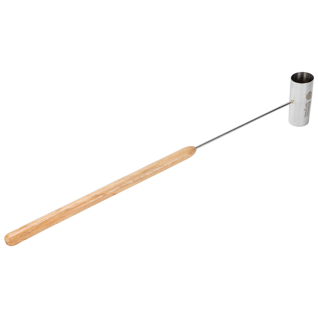 Ковш из нержавеющей стали Банные штучки, для бани и сауны, с деревянной ручкой, 0.23л