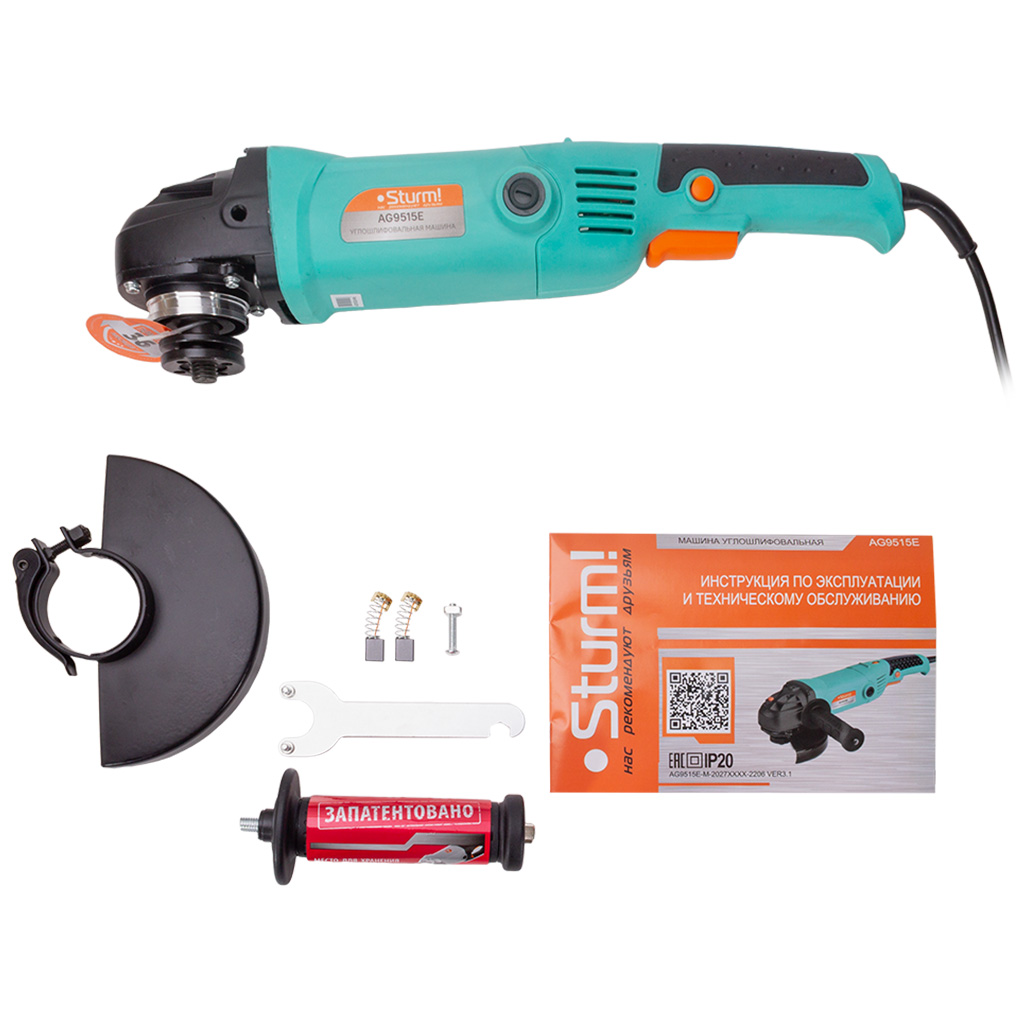 Углошлифовальная машина Sturm! AG9515Е, d-150мм, 1400Вт