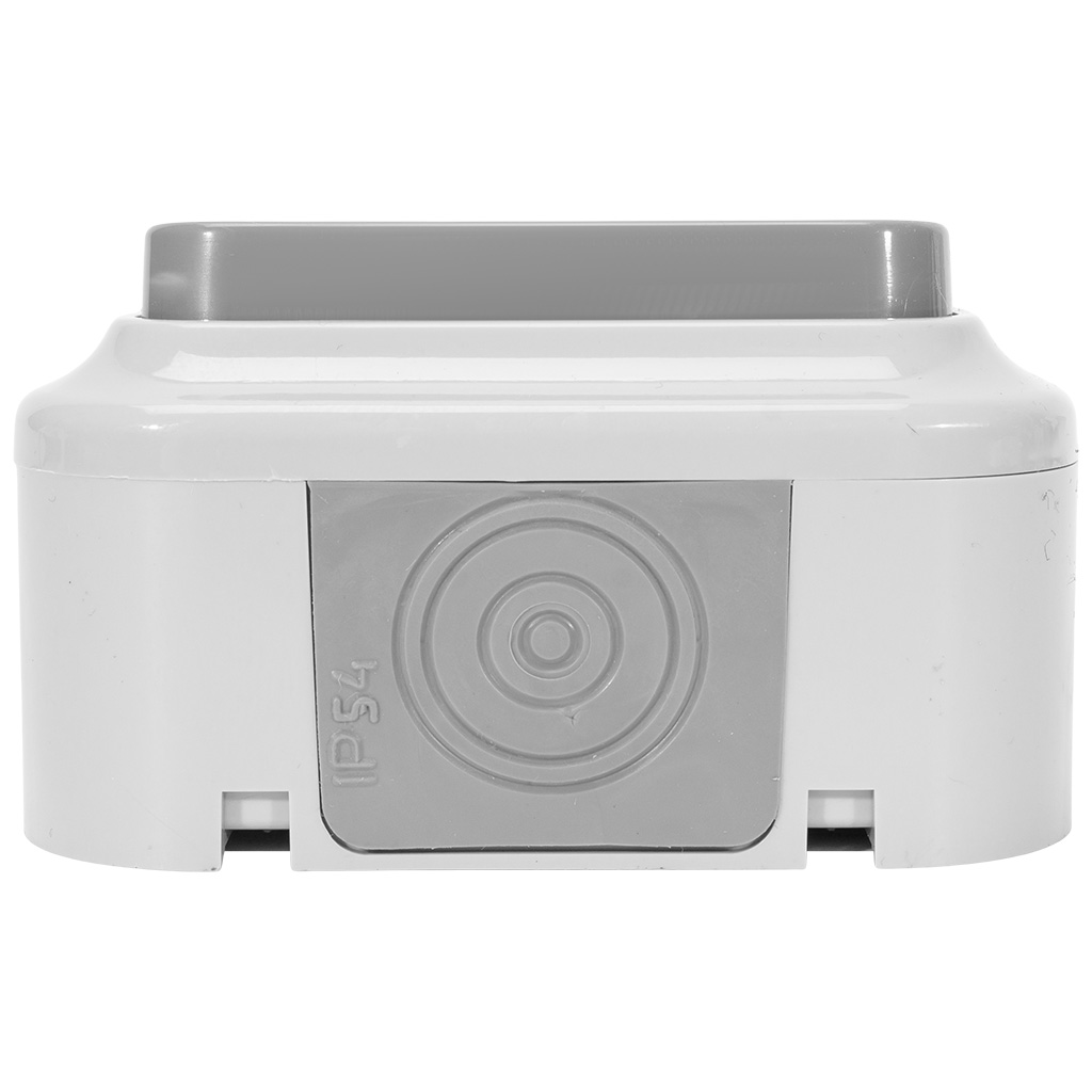 Выключатель открытой проводки Bylectrica Пралеска Аква, 1-клавишный, 6А, IP54, серый