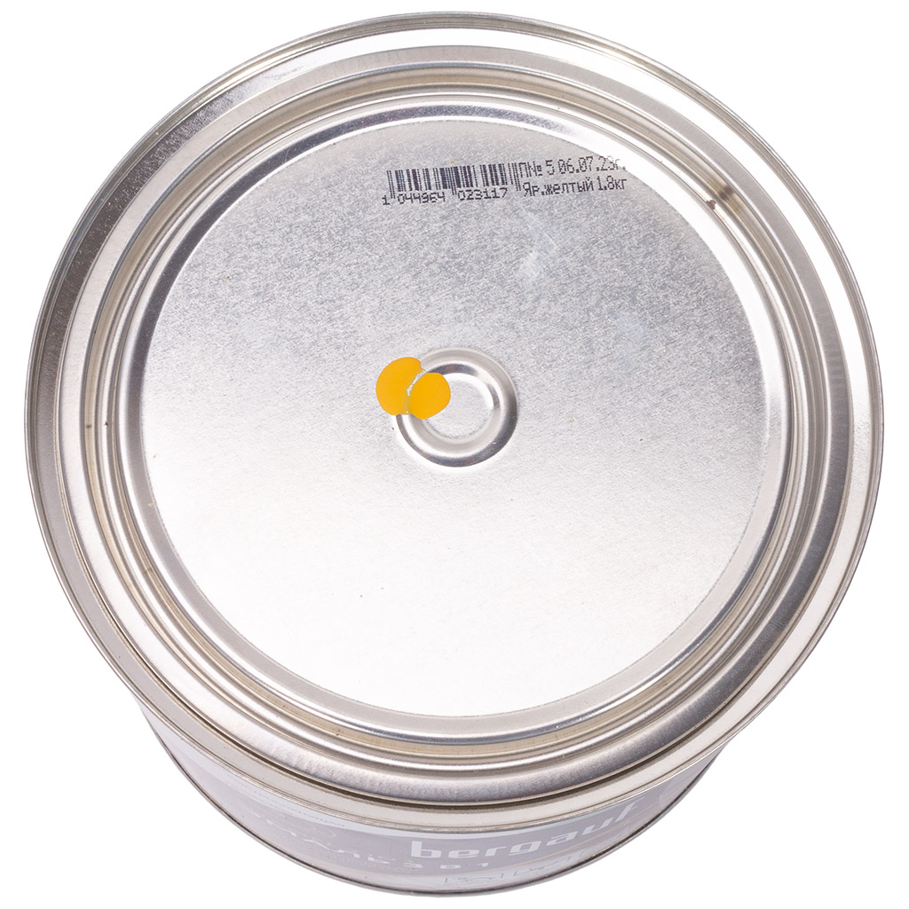 Грунт-эмаль по ржавчине 3в1, Bergauf Enamel ярко-желтая, 1.8кг