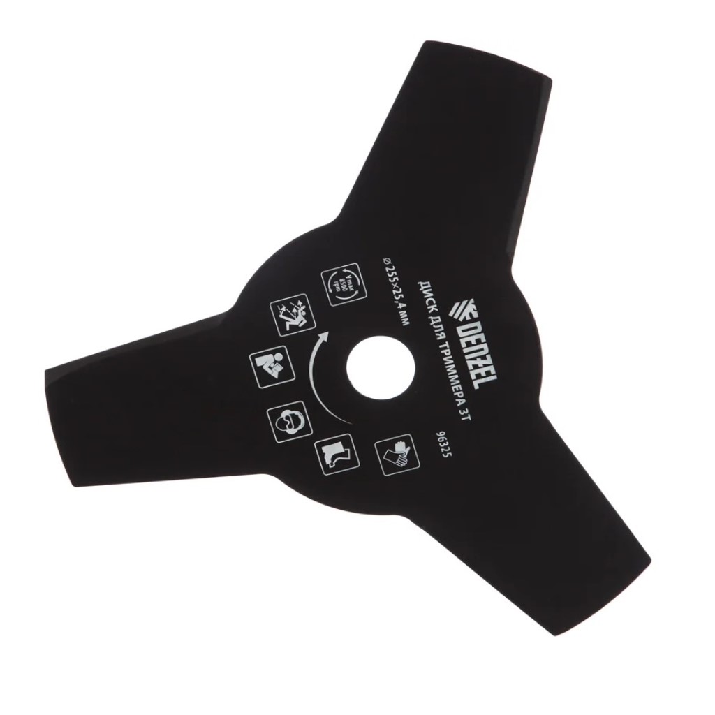 Диск для триммера Denzel 96325, 3 лопасти