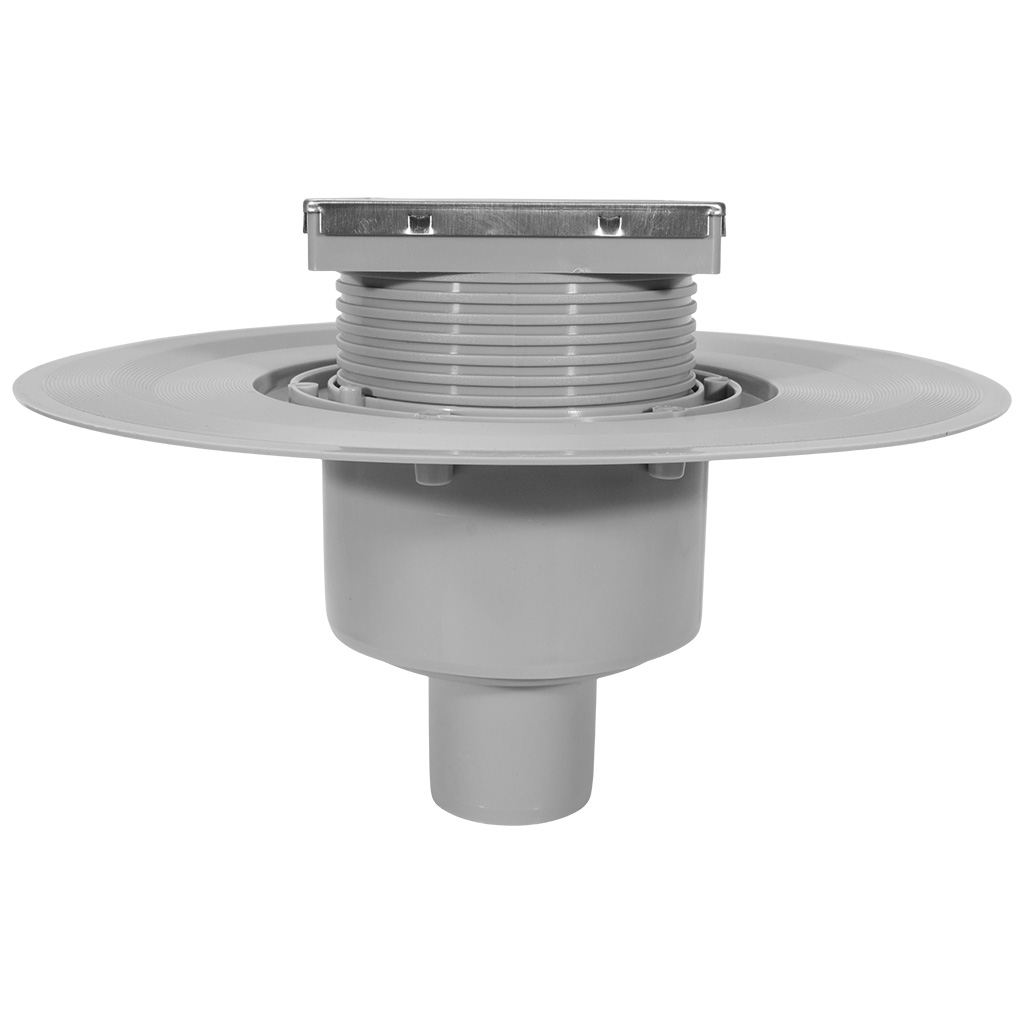 Трап Tim, вертикальный выпуск, для внутренней канализации D50мм, 150х150мм