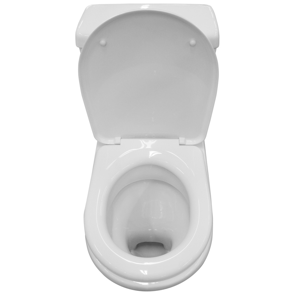 Унитаз-компакт Santeri Визит, нижняя подводка, выпуск косой