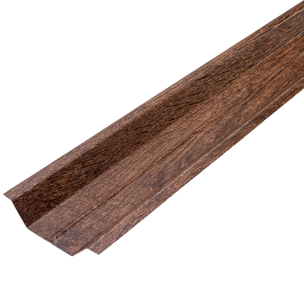 Штакетник металлический, 105 х 1500мм, Print Premium Antique Wood, П-образный