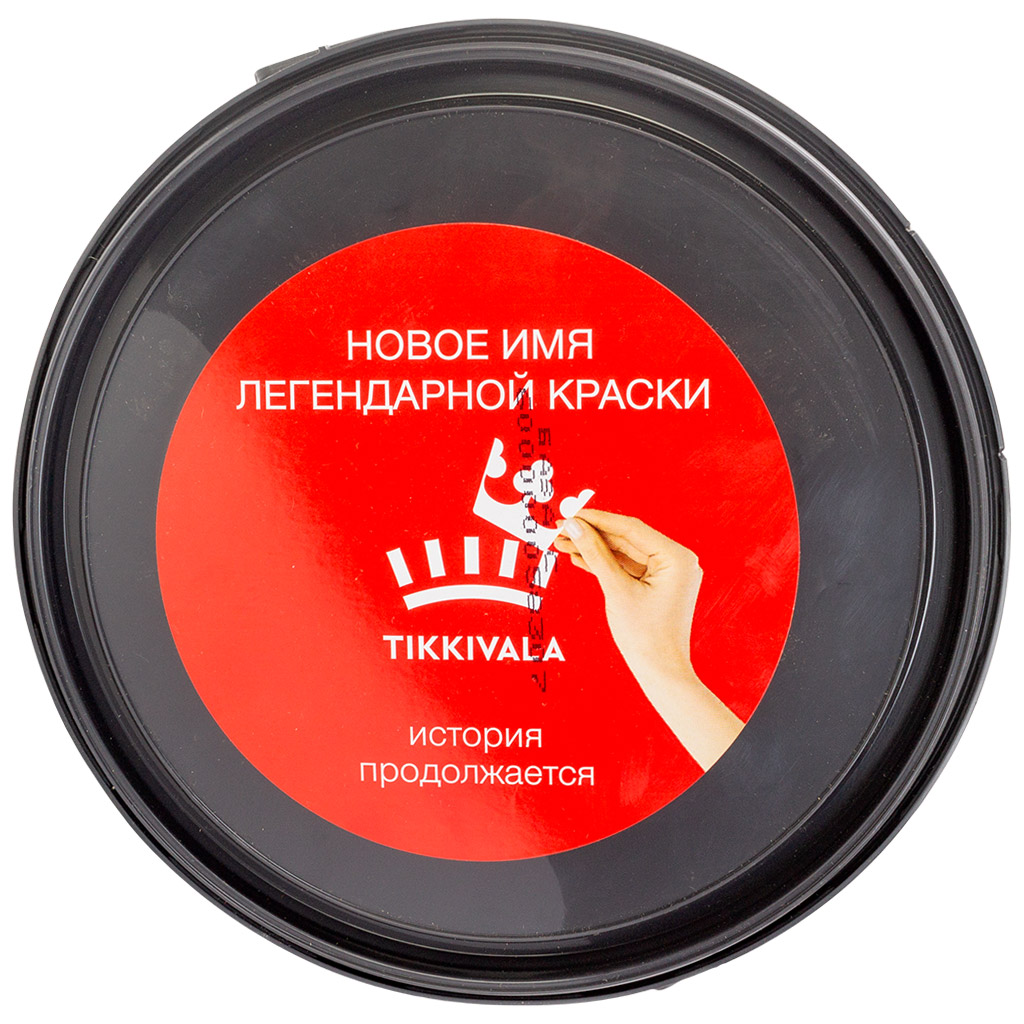 Краска водно-дисперсионная Tikkurila Euro Power-7, для стен и потолка, моющаяся, матовая, база С, 2.7л.