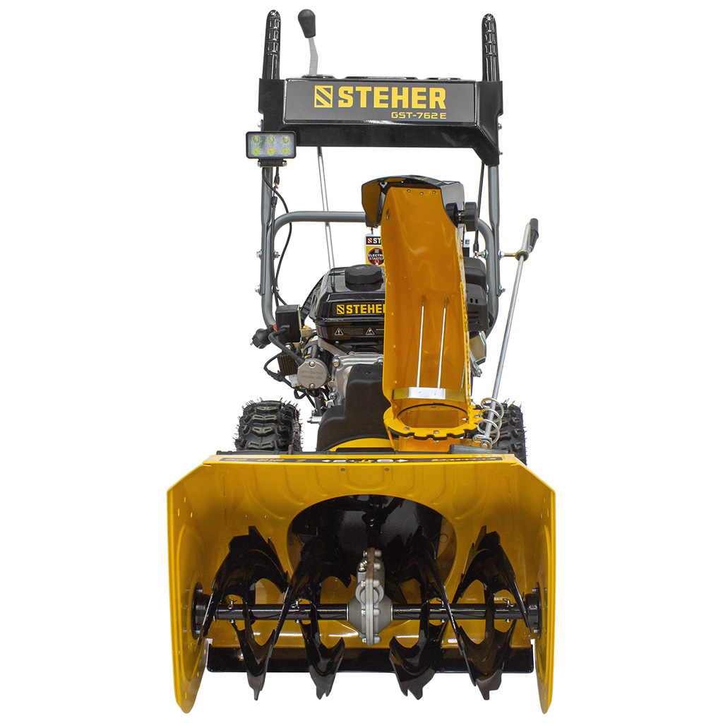 Снегоуборочная машина бензиновая Steher Extrem GST-762E, электрический/ручной старт