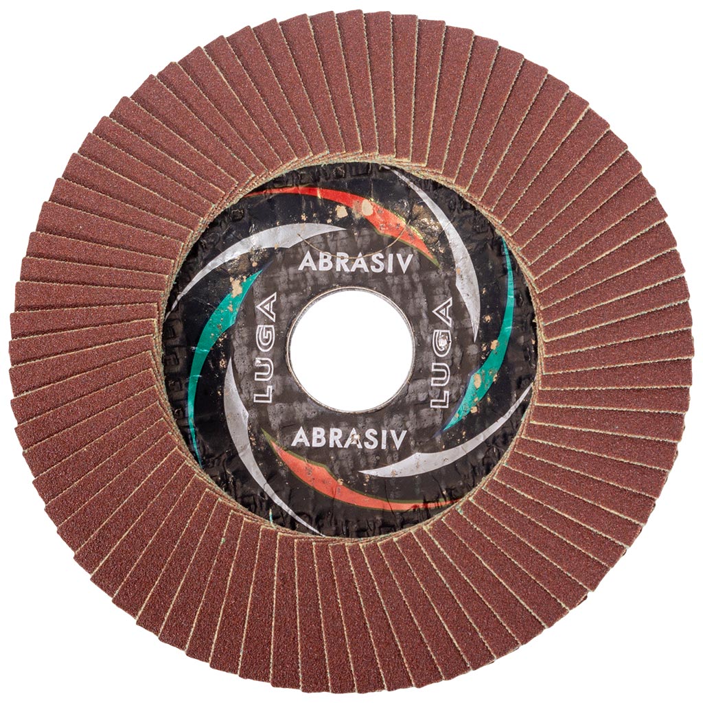 Круг шлифовальный лепестковый Луга, 125х22.2мм, Р120, торцевой